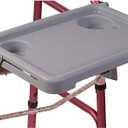 DMI Walker Tray, Rollator Tray, Mobility and Walker Accessory Tray Table Fits Most Standard Walkers, Folding with Two Cup Holders and Tool Free Assembly, 16 x 11.8 inch