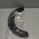 CAR PASS Bling Diamond Black Leather Steering Wheel Cover, Studded Crystal Rhinestones Universal Fit 14" 1/2-15" Glitter for Women Sparkle Girl Fit Suvs,Vans,Sedans,Car,Trucks, Silver Diamond