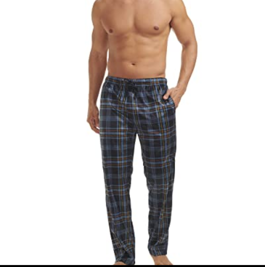 Original Penguin mens Minky Fleece Lounge Pajama Pants, Medium