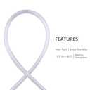 DERNORD PVC Tubing 1/8"ID X 1/4"OD Flexible Clear Vinyl Hose 50 Feet for Food Grade