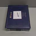 upsimples 5x7 Picture Frame with Real Glass, Ornate Vintage 5 x 7 Photo Frames for Wall Decor or Tabletop Display, White and Gold, 2 Pack