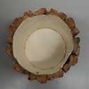 12 Pcs Wooden Vase for Centerpieces Woodland Table Decor Wooden Flower Vase Rustic Bark Stump Buckets Vintage Wood Planter Pots for Garden Party Wedding Window Home Farmhouse (Large)