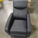 Sweetcrispy Massage Recliner Chair for Adults, Adjustable Home Theater Seating with Lumbar Support for Living Room, Modern Fabric Reclining, Black