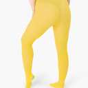 Silky Toes Women's 60D Soft Opaque Tights 1-2 Pairs -Black White And Colored Stockings for Women (Yellow)