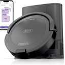 Shark Navigator Robot Vacuum and Self-Empty Base with Bagless 60-Day Capacity Self-Empty Base, SmartPath Navigation, Powerful Pet Hair Pickup, Anti-Hair Wrap, For Carpets & Hard Floors, Grey, RV2120AE