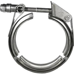 5.00" V Band Clamp Stainless Steel Quick Release Turbo Exhaust V-Band Clamps for Flange, Downpipe, Exhaust Pipe