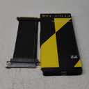 EZDIY-FAB PCIe 5.0 X16 Riser Cable,128GB/s Bandwidth, for RTX 50/40 & RX 9000/7000 GPUs, PCIe Extension Card, Backward Compatible with PCIe 4.0/3.0,Vertical GPU Mount,Straight-20cm,Black