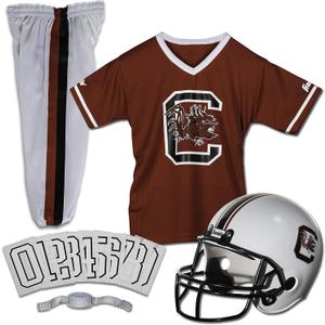 Franklin Sports NCAA Kids Football Uniform Sets - College Football Jersey, Helmet + Pants for Boys + Girls - NCAA Official (Small), South Carolina Gamecocks