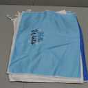 Geyoga 6 Pcs Christmas Hand Towels Snowman Embroidered Blue Rustic Bathroom Towels for Winter Xmas Bathroom Kitchen Farmhouse Decor Gifts, 13.8 x 23.6 Inch