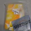 Watercolor Lemon White Flower Placemats Set of 6, Linen Place Mat Washable Stain Resistant Table Mats for Farmhouse Kitchen Dining Party Wedding Decor 12x18 Inch