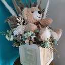 Teddy Bears Bulk 5 Packs 13.5 Inches Small Stuffed Bears Pack for Christmas Valentines Baby Shower Party Decorations Centerpieces Favors Light Brown