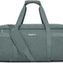 JenniBag Convertible Travel Bag for Women, 60L Weekender Garment Duffel Carry-On with Shoe Compartment, Trolley Sleeve, Durable Water-Resistant Overnight Bag (Classic, Teal)