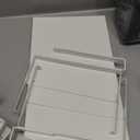 Finnhomy 2 Pack Under Cabinet Organizer, Pantry Organizers and Storage, Under Shelf Basket, Pantry Organization, Expand between16.14-24.8, Light Gray