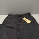 Genleck Baggy Jeans for Woman High Waisted Loose Wide Leg Jean Womens Boyfriend Y2K Pants Trendy (Black Gray, Size 14)