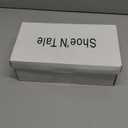 Shoe'N Tale Strappy Heels for Women Square Toe Chunky Block Heels Ankle Buckle Heeled Sandals 9