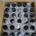 30 Pack 1.7oz Mini Liquor Bottles with Black Cap,Plastic Alcohol Bottles with 10 Funnels,Airtight Plastic Spirit Bottle for Weddings,Party Supplies