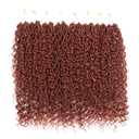 8 Packs Curly Boho Braids Faux Locs Crochet Hair, 18 Inch Goddess Locs Crochet Hair, Hippie Locs, Hair Extensions (22 Inch, 8 Packs, 350#)