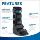 United Ortho Air Cam Walker Fracture Boot, Small, Black (Black, S)