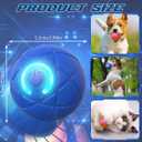 2025 New Shaky Ball Toy for Dogs, Vibrating Dog Ball,Shaking Dog Ball, Interactive Dog Ball,USB Rechargeable Automatic Moving Dog Toy Ball,for Small Medium Large Dogs(2PCS-A) (A)