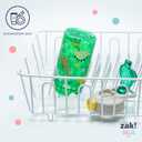 Zak Designs Sanrio Sage Water Bottle For School or Travel, 25oz Durable Plastic Water Bottle With Straw, Handle, and Leak-Proof, Pop-Up Spout Cover (Hello Kitty)