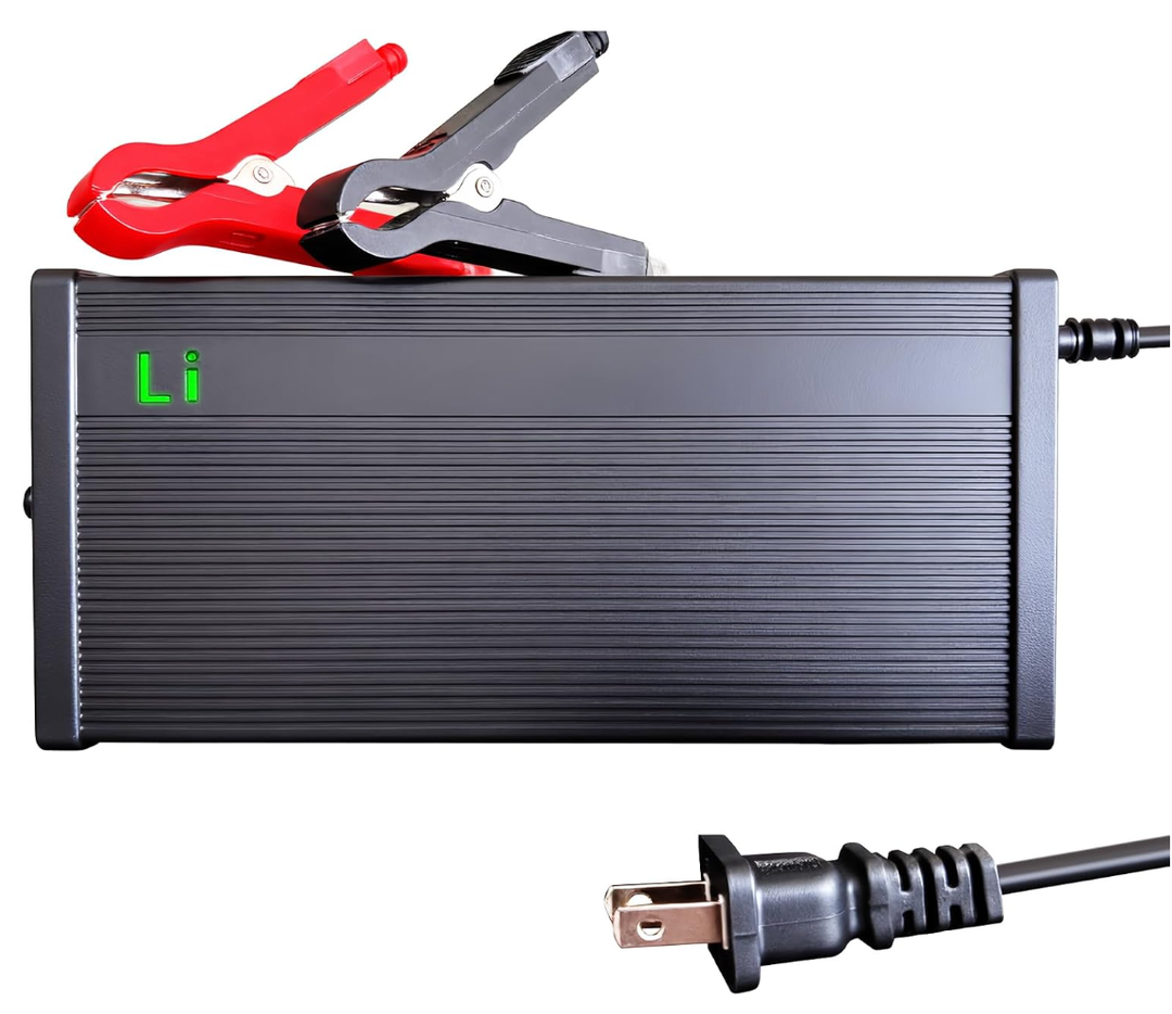 24V Lithium Battery Charger 29.2V 10A LiFePO4 Battery Charger for Lithium Iron Phosphate Battery, ACDC Smart Charger, Battery Maintainer, Builtin Safety Protections, Support 0V Charging Function