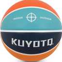 KUYOTQ Kids Youth Adult Size 3/4/5/6/7 (22/25.5/27.5/28.5/29.5") Basketball Premium Rubber or Faux Leather Basketball Indoor Outdoor Basketball for Boys Girls Womens Mens Basketball Gifts (Deflated)