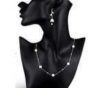 Yalikop  Resin Jewelry Mannequin Display Set Including Boutique Bust Holder Necklace Stand Display Earring Holder Organizer for Bracelets Pendant Shows Selling (Black)