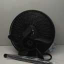 Lasko Pedestal Fan, Oscillating Fan for Bedroom with Adjustable Height and 3 Cooling Speeds, Portable, 18", Black