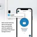 Yale | LiftMaster Smart Lock with Touchscreen Deadbolt- Works with myQ App & Key by Amazon in-Garage Delivery when paired with Smart Garage Hub (sold separately), Satin Nickel