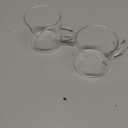 BCnmviku 2 Pack Double Spouts Measuring Triple Pitcher Milk Cup 75ML Espresso Shot Glasses Parts Clear Glass