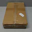 Double Layer Large Bamboo Bread Box for Kitchen Counter, Wooden Large Capacity Bread Storage Bin with Window Bread Holder (White)