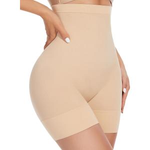 YADIFEN Tummy Control Shapewear Shorts Women Thigh Slimmer High Waisted Shapewear Women Girdles Shorts Shapewear Under Dress (M)