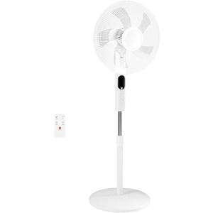 OLIXIS 17" Standing Fan with Remote, Oscillating Pedestal Fans for Bedroom w/ 15H Timer, Stand Up Fan w/ 3 Speed & 3 Wind Modes, Adjustable Height & Tilt Head, 17"*17"*51.18"