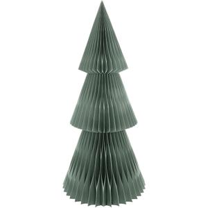 Santa Barbara Design Studio Honeycomb Paper Christmas Trees - 3D Foldable Fir Tree Holiday Centerpiece Blue, 48" Tall, Balsam - Frosted Sage