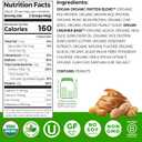 Orgain Organic Vegan Protein Powder, Peanut Butter - 21g Plant Protein, 7g Prebiotic Fiber, Low Net Carb, No Dairy Ingredients, No Added Sugar, For Shakes & Smoothies, 2.03 lb (Packaging May Vary)