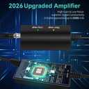 3200+ Miles Range Antenna for Smart TV Indoor/Outdoor,360 Reception Digital TV Antenna for Local Channels and All Smart/Old TVs