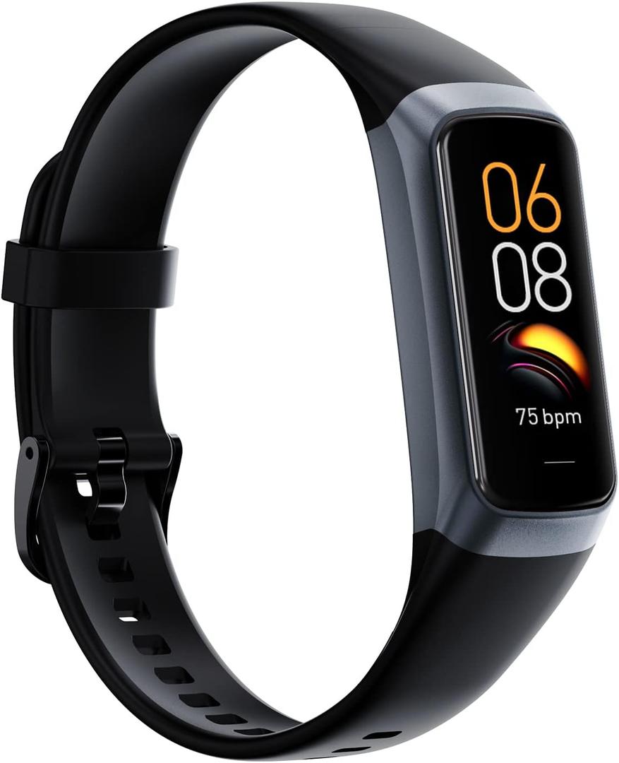 Fitness Tracker for Men Women, Smart Watch with Blood Pressure Heart Rate & Sleep Monitor IP67 Waterproof Step Calorie Counter Pedometer Fitness Activity Watch Health Watches for Android iOS Phone