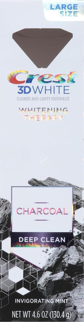 Crest,3D White Charcoal Deep Cleaning, 4.6 Ounce