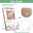 Wildflower Ultrasound Picture Frame, Baby in Bloom Baby Shower Decorations, Gender Reveal & Sonogram Picture Keepsake, Pregnancy Gifts for New Moms, Pregnancy Announcement Memory Frame