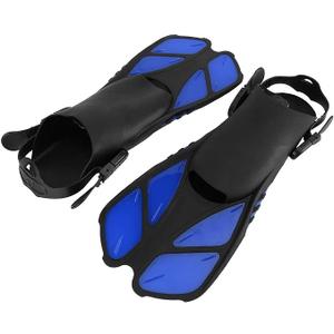 Swimming Flippers, Adjustable Adult Diving Fins Comfortable Snorkeling Swimming Flippers Assistant Equipment
