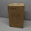 3 Pack Bathroom Small Trash Can with Lid, 2.6 Gallon Slim Garbage Bin with Pop-Up Lid, 10L Plastic Wastebasket for Bedroom, Office, Kitchen, Toilet (Three Colors)