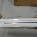 LazBlinds No Drill Blackout Roller Shades, 29" W x 48" H, White