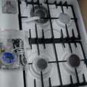 TOPWISH 24 Inch Gas Cooktop, Propane Stove Top with 4 Burners 27,400 BTU, NG/LPG Convertible Built-in Stainless Steel Stovetop with Thermocouple Protection for Kitchen, Apartments, RV, Silver