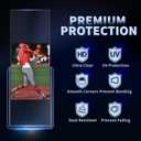 400 Card Sleeves Hard Plastic, Premium Baseball Card Sleeves, 3" x 4" Trading Cards Holder, Sports Football Game Cards Protectors Top Cases (200 Hard Sleeve + 200 Soft Sleeve)