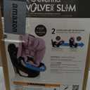 Evenflo Revolve360 Slim 2-in-1 Rotating Car Seat with Green & Gentle Fabric (Agate), EXP: 05/06/2036