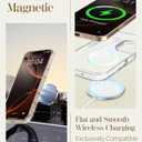 Loheckle for iPhone 16 Plus Case with Stand- Compatible with MagSafe Women Girls Cute Clear Girly Aesthetic Unique Design Soft TPU Magnetic Ring Phone Cover for Apple 16 Plus, Dogs