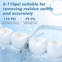 Portable Water Flosser for Travel, Mini Cordless Oral Irrigator with 3 Pulse Modes, Collapsible Water Tank, Long Battery Life & IPX7 Waterproof, Ideal for Home & Office
