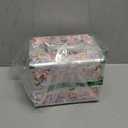 Joligrace Makeup Train Case for Girls Cosmetic Box Kids Jewelry Organizer Hair Accessories Mosaic Orange