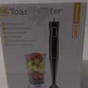 Toastmaster Immersion Hand Blender Mixer Black with 700ml Blending Cup 100W
