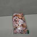 Dokotoo Womens Dresses Spring Summer 2026 Boho Floral Smocked Empire Waist Square Neck Long Sleeve Button Beach Maxi Dress, Large